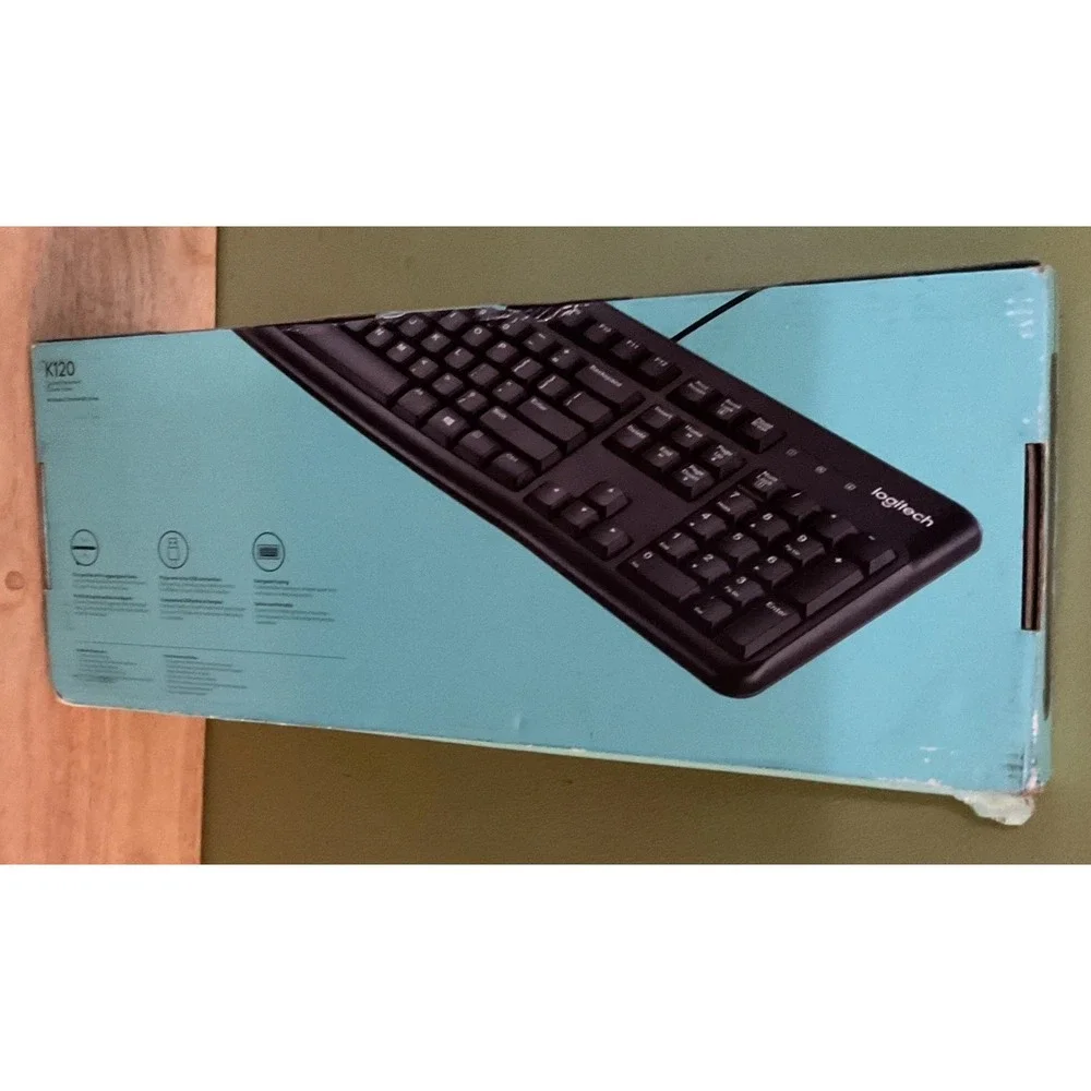 Logitech K120 Plug And Play USB Keyboard,‎ Black